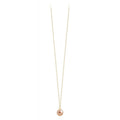 Sautoir Pure Perle Rose de Culture Or Jaune 18K - Claverin bijou perles de culture